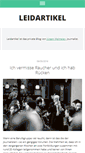 Mobile Screenshot of leidartikel.de