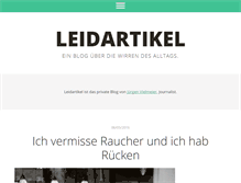 Tablet Screenshot of leidartikel.de